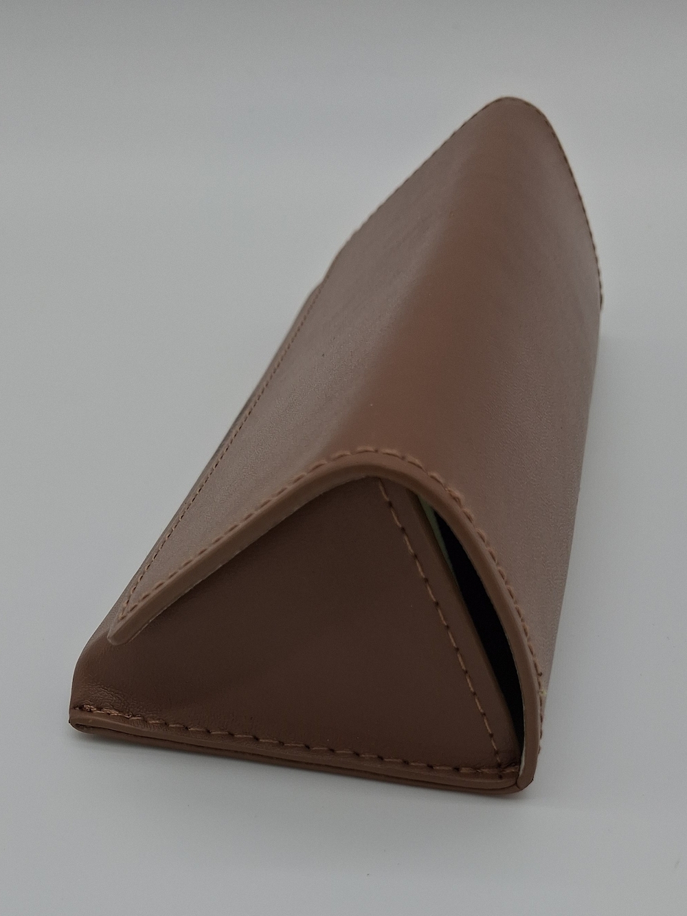 BURBERRY Folding Eyeglasses Sunglasses Case Tan Brown Collapsible Eyewear EUC - Picture 5 of 8
